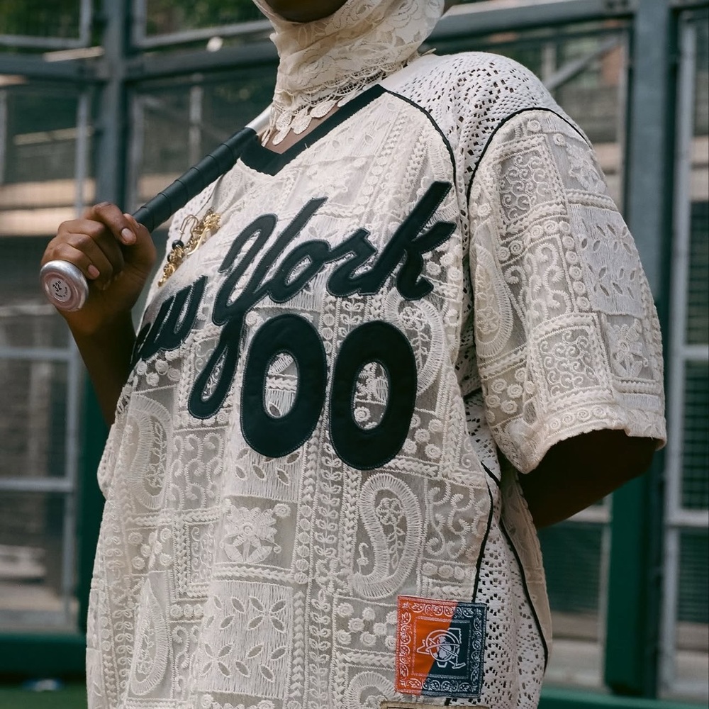 Custom Unisex New York Jersey Cream Color Size 2XL - Picture 2 of 6